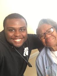 Family photo of momma with great grandson Tristan Stewart