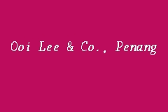Domino diversified (m) sdn bhd malaysia info email phone no. Ooi Lee Co Penang Firma Guaman In Lebuh King