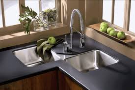 Large single bowl corner kitchen sink. 10 Corner Kitchen Sink Design For Your Perfect Kitchen