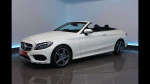Mercedes Benz C Class 2 1 C220d Amg Line Cabriolet 9g Tronic Plus 4matic Youtube