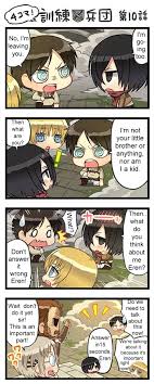 Find all the books, read about the author, and more. Shingeki No Kyojin Chibi 4 Koma Training Squad Attack On Titan Anime Attack On Titan Comic Attack On Titan Funny