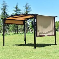 Tent retracts to only 4 ft for easy moving and storage. Pin On Covered Tent Pads Pergola