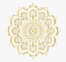 Floral quilting fabrics are a classic favorite of fabric designers and quilters all over the world. Mandala Gold Floral Flourish Decorative Ornamental Transparent Mandala Gold Png Png Download Kindpng