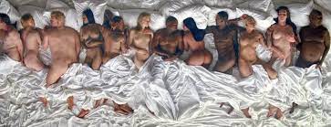 Kanye West's Famous video is a literal orgy of famous naked people