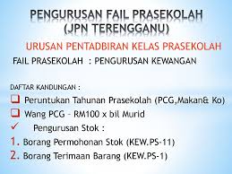 7 contoh surat permohonan izin keluar masuk barang contoh. Pengurusan Fail Prasekolah Jpn Terengganu Ppt Download