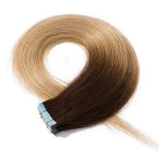 Warm blonde, which transitions into a light bleached blonde. Tape In Hair Extensions Human Hair Skin Weft 100 Real Remy Hair Extensions Straight 20 Pcs 20 50g Ombre 4 27 Medium Brown Ombre Dark Blonde Buy Online In Montenegro At Montenegro Desertcart Com Productid 157216161