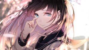 » anime wallpapers and backgrounds. Download Cute Anime Girl Blue Eyes School Wallpaper 960x544 Playstation Ps Vita