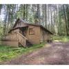 The rolling and sloped acreage of this expansive mountain property features a pond and frontage along fly creek. 1