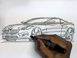 Download Freehand Sketching Scribbling Technique Car Body Design