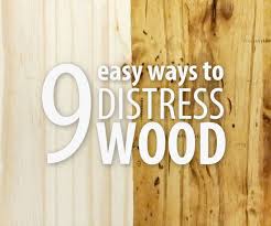 You never want water to sit on the wood, so quickly wipe it down with another dry microfiber cloth. 9 Easy Ways To Distress Wood 9 Steps With Pictures Instructables