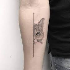 42 Ideas Tattoo Dog Cat Faces Cat Face Tattoos Cat Face Tattoo Dog Face Tattoo