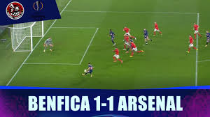Track breaking arsenal v benfica headlines on newsnow: Benfica Vs Arsenal 1 1 Super Saka Strikes Again Europa League Highlights Youtube
