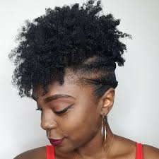 Wash Go Faux Hawk Using Black Castor Flaxseed Eco Style Gel Natural Hair Styles Braids For Black Women Natural Hair Styles For Black Women
