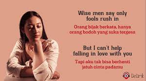 Can T Help Falling In Love Elvis Presley Lyrics Video Dan Terjemahan Alexandra Porat Cover Youtube