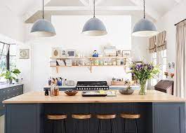 The most common blue kitchen island material is metal. Are Kitchen Tables The New Kitchen Islands Purewow