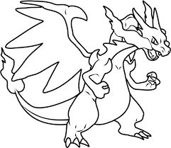 mega pokemon coloring pages