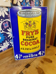 Cocoa enamel sign ...
