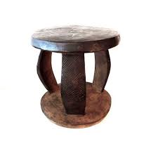 Image Of Makonde 3 Legged Stool Side Table From Tanzania Stool Low Stool Wooden
