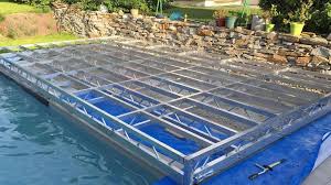 Pooldeck Konstuktion Aus Alu Helmreich Kg Pool Construction Pool Pool Cover