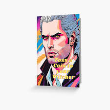 Witcher Valentines Day Greeting Cards for Sale