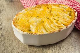 Scalloped Potatoes With Three Cheeses Epicurious Recipe Vegan Slow Cooker Vegan Slow Cooker Recipes Scalloped Potatoes
