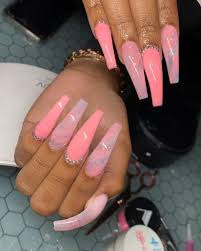 Acrylic nails are a quick way to get the long nails you've always wanted, but they're a commitment. Instagram Post By Polishmeprettty Aug 1 2019 At 11 56pm Utc Pink Acrylic Nails Coffin Nails Designs Long Acrylic Nails