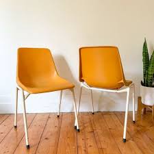 Vintage Supa Furn Mustard School Chairs Dining Chairs Gumtree Australia Moreland Area Coburg 1236562781 School Chairs Chair Dining Chairs