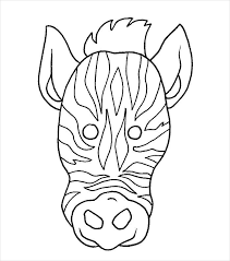 Funny lion with baby print create coloring book. Animal Mask Template Animal Templates Free Premium Templates
