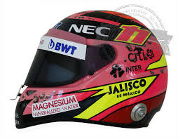 Definitely my most uh favorite helmet in in my career uh i've done plenty of of helmets, but this one to me. Sergio Checo Perez 2017 Pink Formula 1 F1 Replica Helmet Full Scale 1 1 Casco Ebay