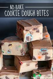 No Bake Cookie Dough Bites Inspirational Momma No Bake Cookie Dough Bites Desserts Baked Dessert Recipes Yummy Food Dessert