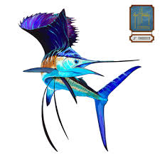 Guy harvey paints his masterpieces from his studio located in grand cayman. Sailfish Lit Up Guy Harvey Popular Decal Pet Birds Fish Painting
