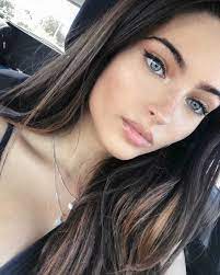 With light blue eyes and fair skin, we recommend sticking with a light brown shades to avoid too much dark or thick coloring. Pin By Josue Caballero On Lovely Blonde Hair Red Lips Brunette Makeup Brown Hair Blue Eyes