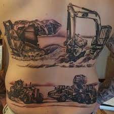 Official site for mooneyes, moon equipped auto parts, apparel, accessories and collectibles. When You Like Excavators A Lot Atbge Tattoos Sleeve Tattoos Truck Tattoo