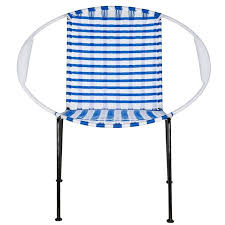 Blue White Woven Artisan Metal Arm Chair Now 50 Off Patio Decor Outdoor Patio Chairs Outdoor Patio Decor