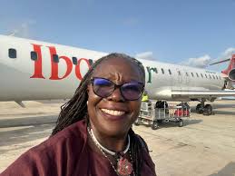 Delighted to arrive in Ghana 🇬🇭, my beloved homeland, to reconnect with  family, friends, and the UNDP Africa team. Proudly flew in