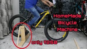 If you enjoy riding your bike on a fairly consistent basis you've most likely learned about electric bikes or. How To Make Homemade Bicycle Exercise Machine During Lockdown Diy Mtb Trainer Youtube