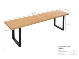 Darf es noch etwas gemütlicher sein, ergänze einfach ein paar sitzkissen. Curby Sitzbank Rustikale Altholzoptik Material Massivholz Fichte Geburstet 140 Cm Ohne Ruckenlehne Ohne Sitzkissen