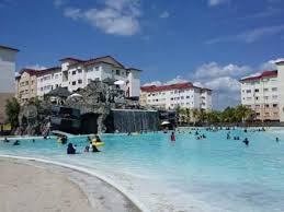 When we were there, the sun was just setting. Largest Man Made Beach In Malaysia Picture Of Primaland Port Dickson Resort Convention Centre Prcc Tripadvisor