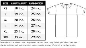 Elevate Apparel Size Charts