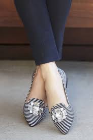 Black And White Flats Bejeweled Flats In Black White Stripe Sole Society Libry Shoes Fashion Shoes Perfect Shoes