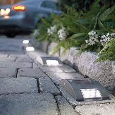 Installing Solar Lights Along Your Driveway Padstyle Interior Design Blog Modern Fur Driveway Lighting Landscape Lighting Design Solar Landscape Lighting
