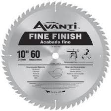 Avanti 10 In X 60 Teeth Fine Finish Saw Blade A1060x With Images Circular Saw Blades Table Saw Blades Saw Blade