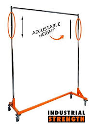 To accommodate all types of garments. Industrial Z Rack