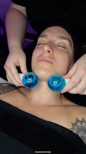 Glowy skin, calm mind 🌿, I used Tropic Skincare products, Gua Sha, and ice  globes to boost circulation and drain puffiness