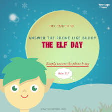 How does buddy elf answer the phone? Answer The Phone Like Buddy The Elf Day Answerthephonelikebuddytheelfday December 18 2021 Wofox