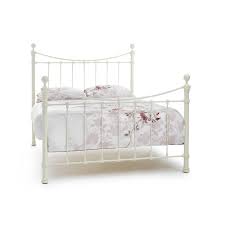 Black metal beds, ivory metal bed frames, cream bed frames and white wrought iron beds are the most popular. Ethan Ivory Double 4ft6 Bed Frame By Serene Furnishings