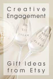 You want to be trending with a twist of tradition. 16 Creative Wedding Engagement Gift Ideas From Etsy Wedpics Blog
