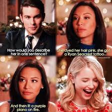 I Love Quinn S Laugh That Scene Was Awesome That Guys A Jerk Though Quick For Life Glee Memes Glee Cast Glee Funny