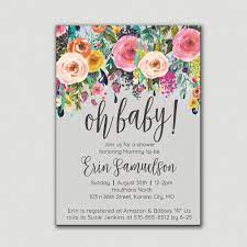 Baseball Baby Shower Invitation Baby Girl Baby Shower Baby Boy Etsy In 2021 Floral Baby Shower Invitations Baby Girl Shower Themes Baby Shower Invites For Girl