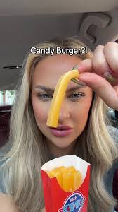 Trying Candy Burgers and Fries: A Sweet and Slimy Experience
